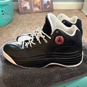 Jordan Black and White Athletic Shoes(Size 11 good shape)